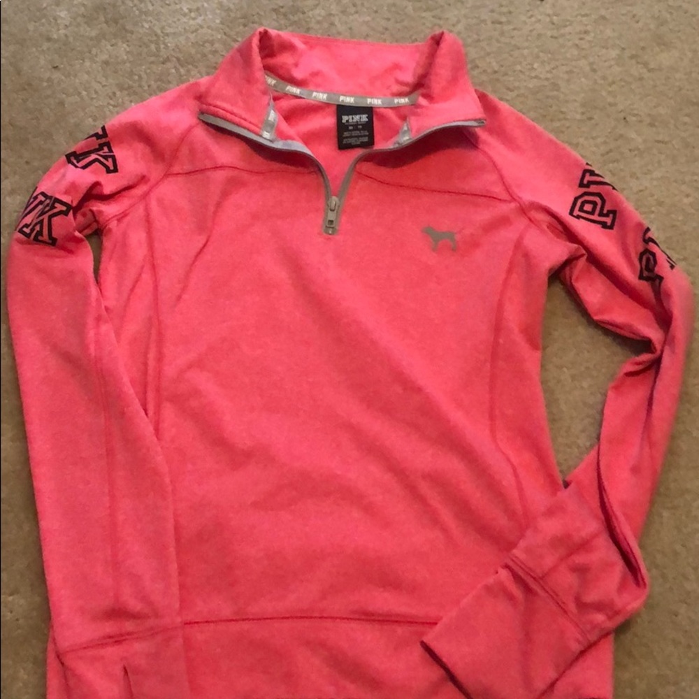 Pink vs xsmall quarter zip